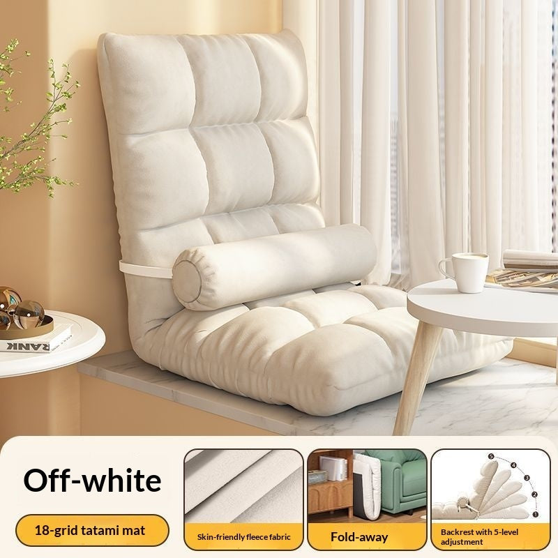 Lazy Sofa Tatami Small Apartment Folding Chair Single Backrest Chair Balcony Sofa Chair