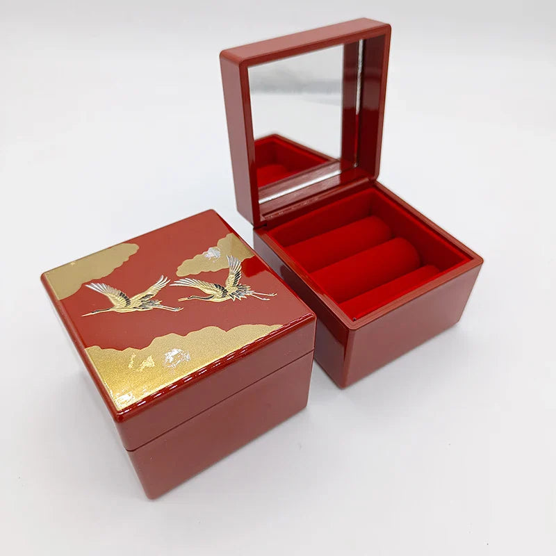 Japanese Yamanaka Lacquerware Jewelry Box – Small Bracelet & Ring Storage