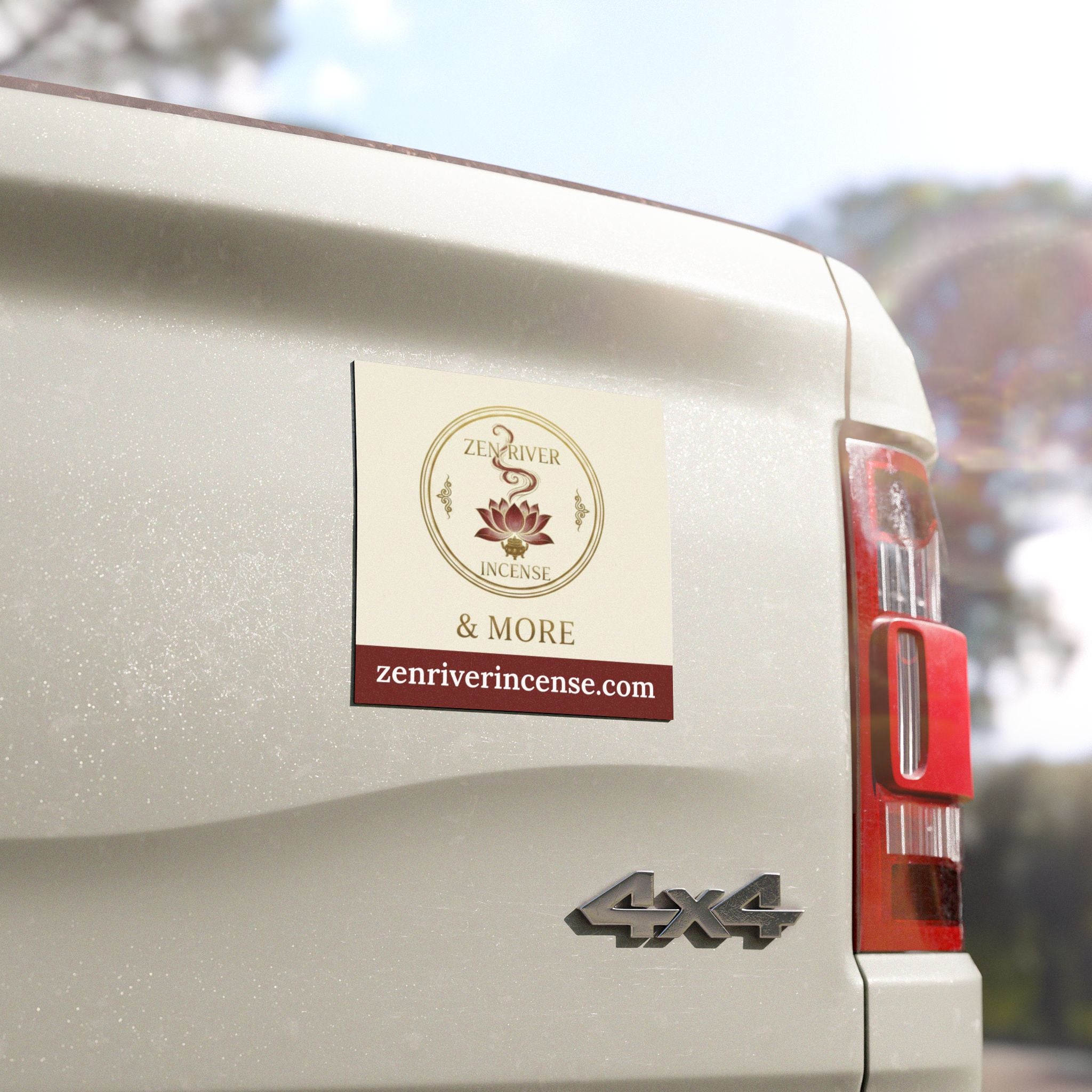 Car Magnet — ZRI Logo & Website