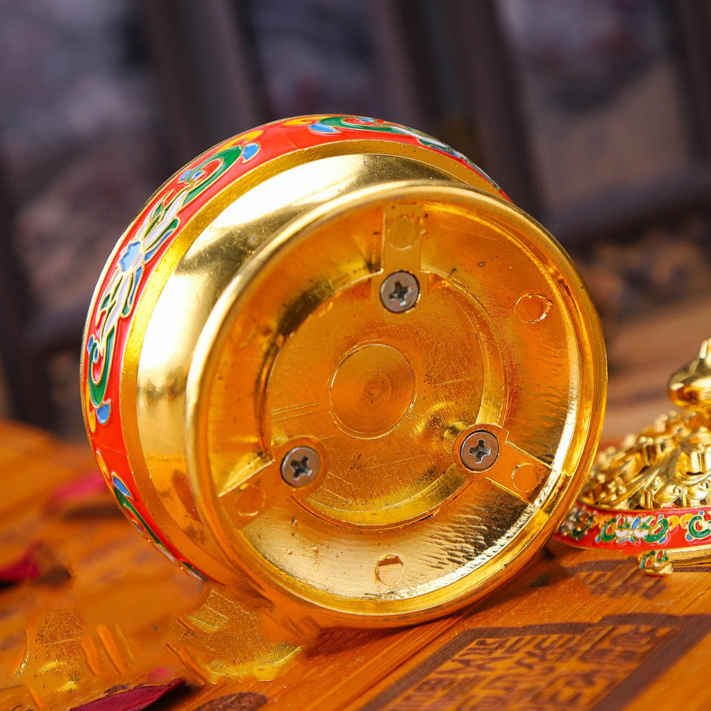 Antique-Style Incense Burner, Gold Finish