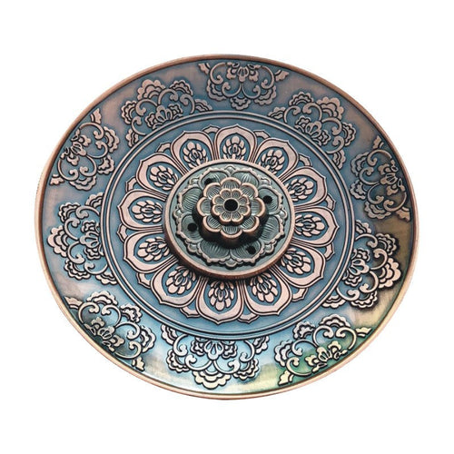 Bronze Incense Burner with Intricate Design