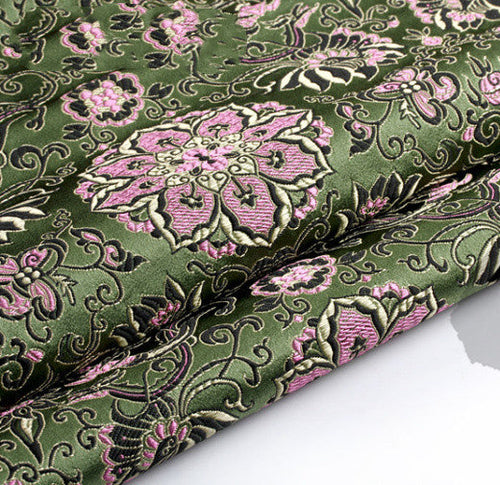 Brocade Fabric, Ancient Chinese Dress, Cos Kimono, Flower Fabric   Lotus Series