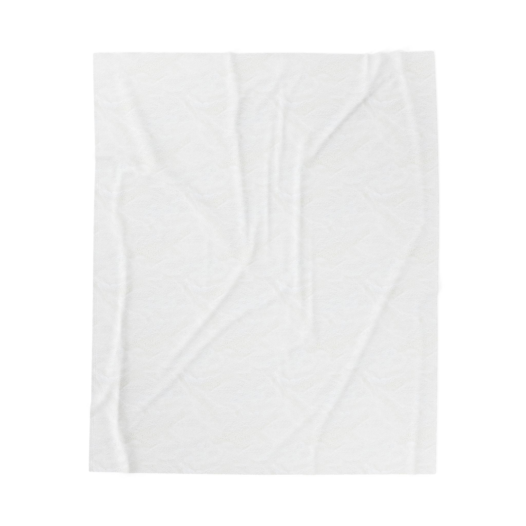 Velveteen Plush Blanket — 'Zen River Incense & More' Lotus Meditation Throw