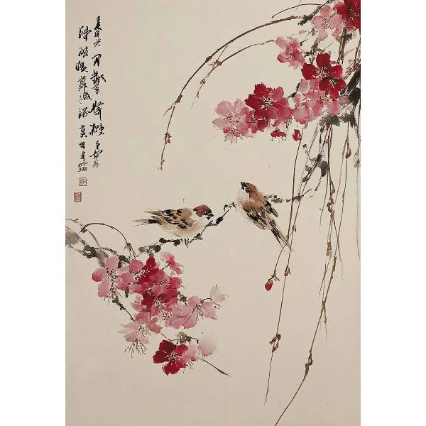 Japanese Traditional Asian Landscape Poster Retro Ukiyo-e Zen Ink Mountain Scenery Canvas Painting Wall Art for Room Home Decor