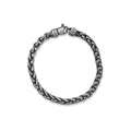 Black Wheat Chain Bracelet