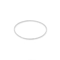 Hammered Silver Bangle Bracelet