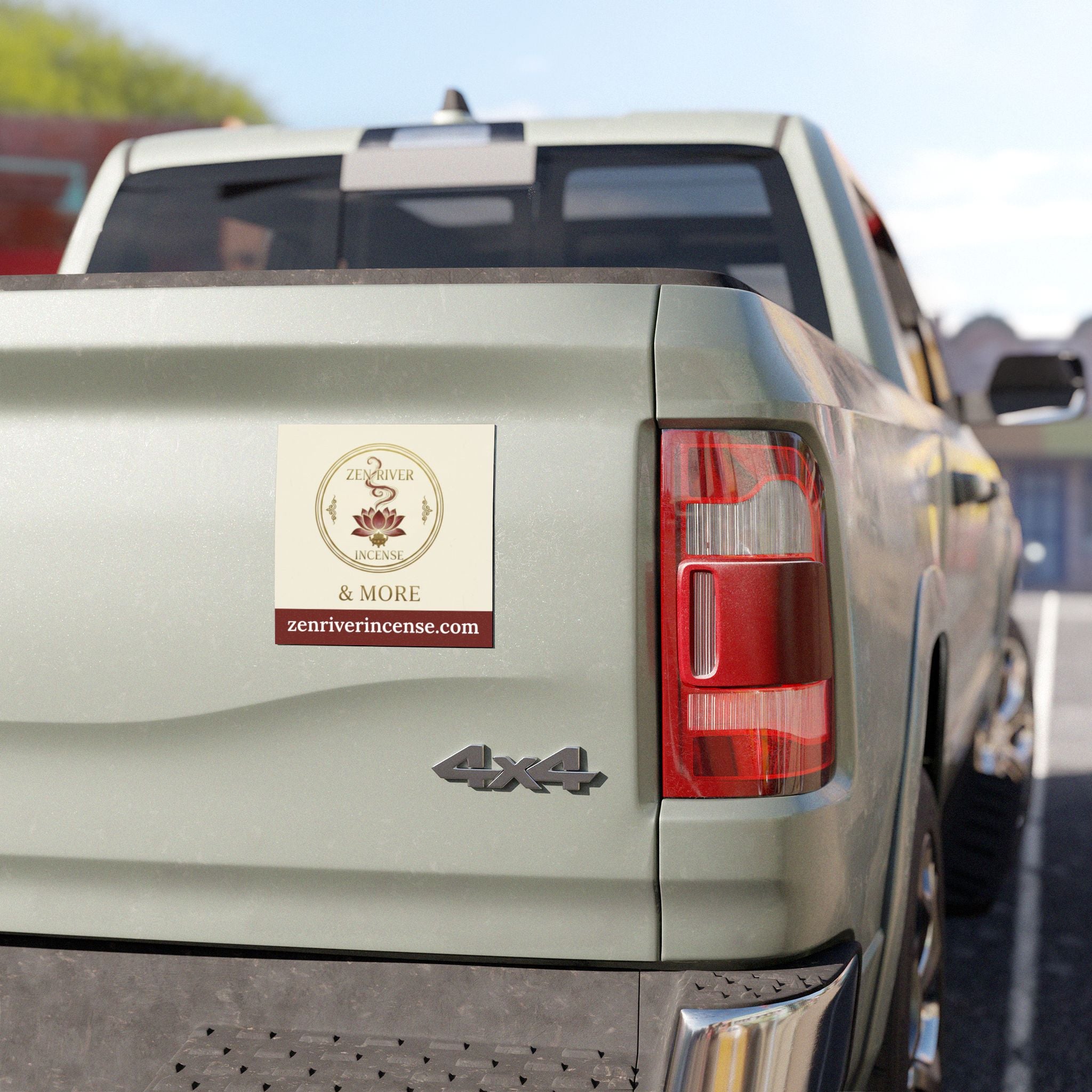 Car Magnet — ZRI Logo & Website