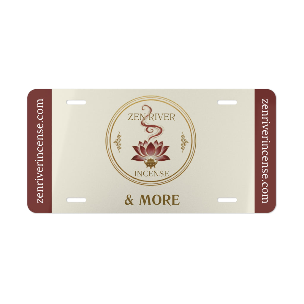 Decorative Vanity Plate — ZRI Logo & Website