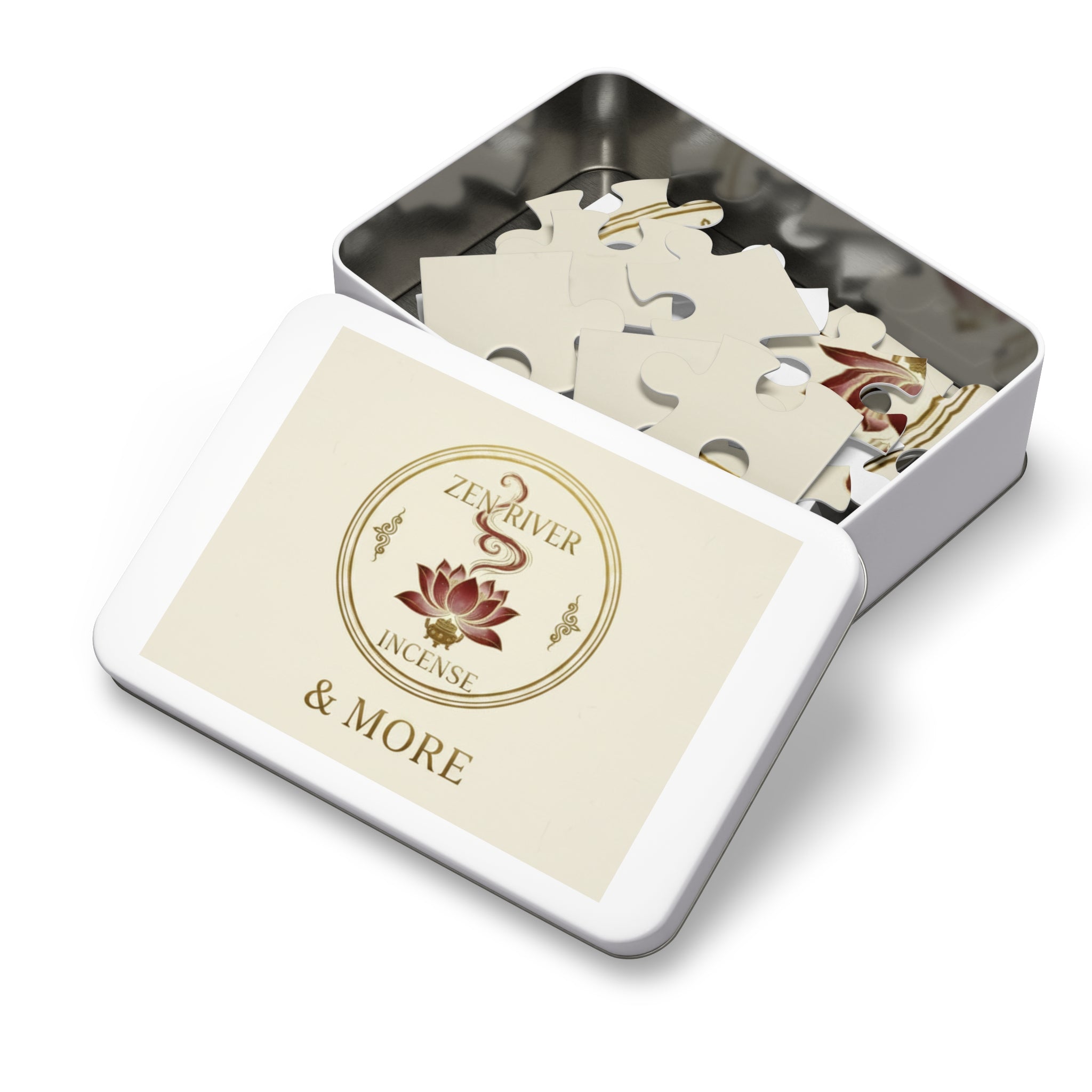 Jigsaw Puzzle with Tin — ZRI Logo