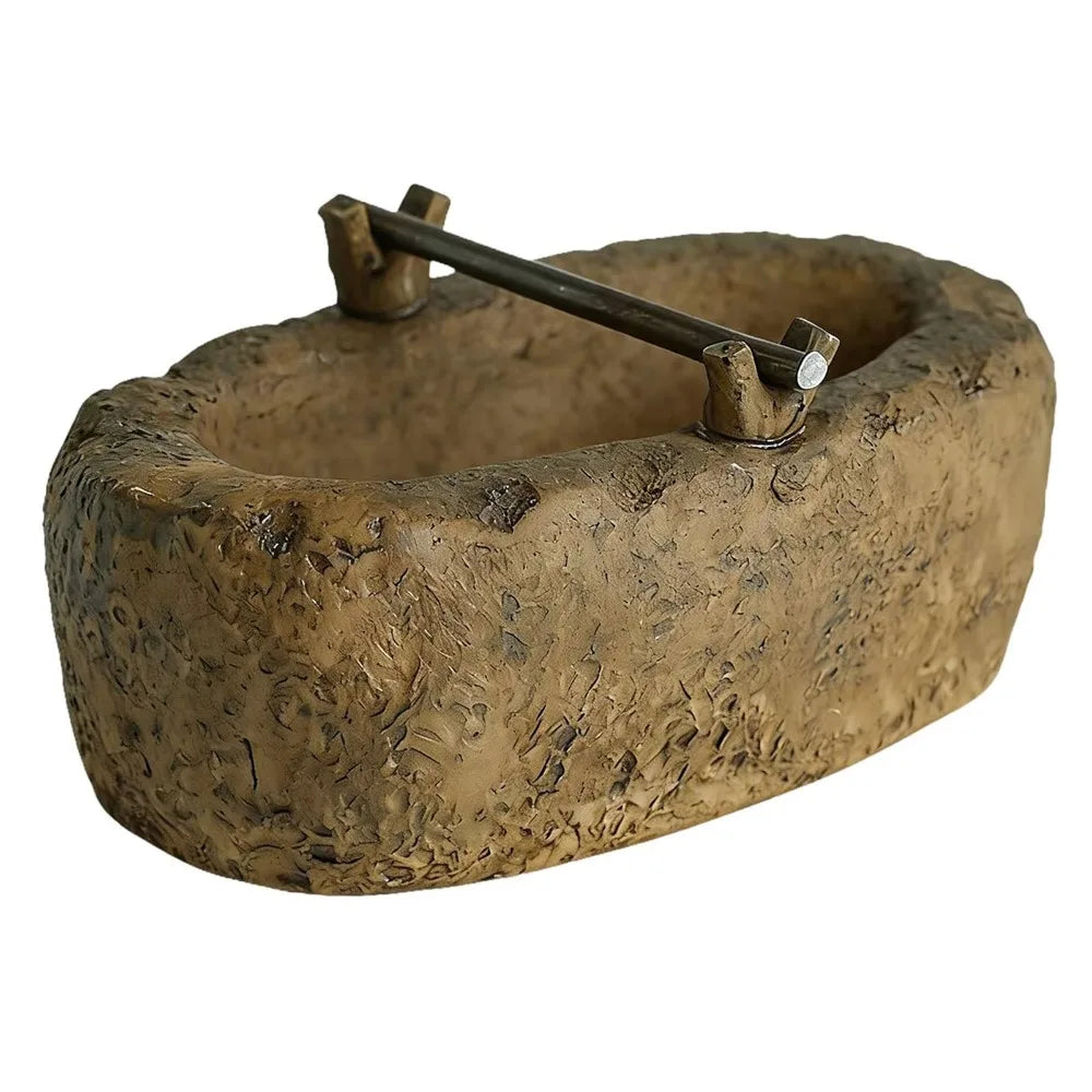 Stone-Look Resin Incense Coil Holder