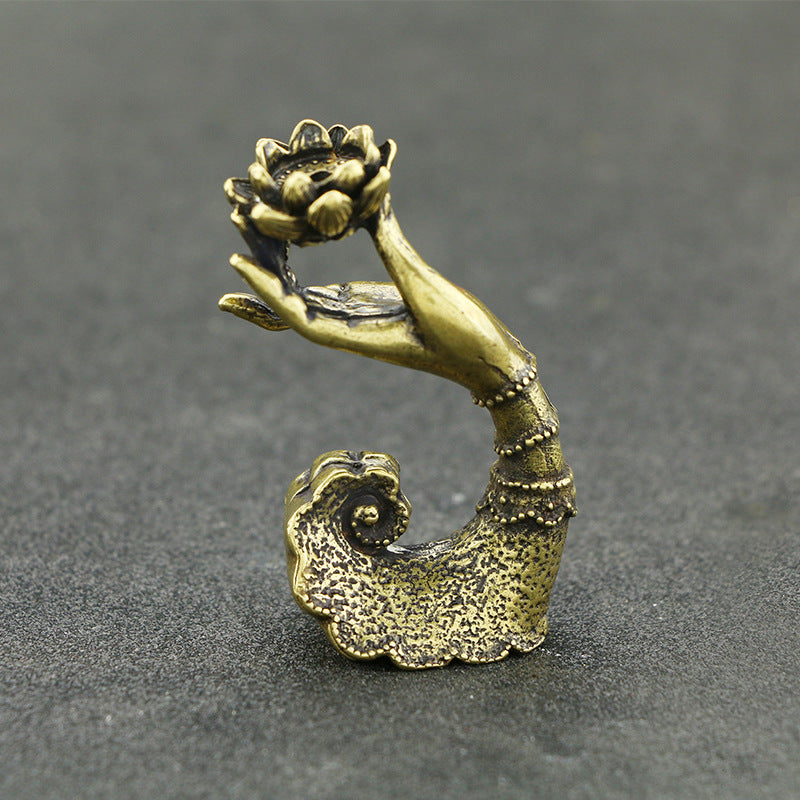Lotus Hand Incense Stick Holder