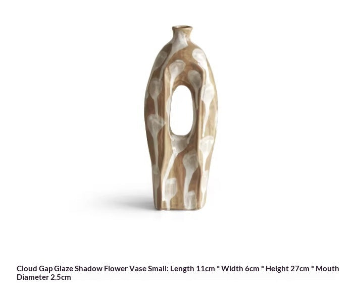 Wabi-sabi Vintage Handmade Ceramic Vase