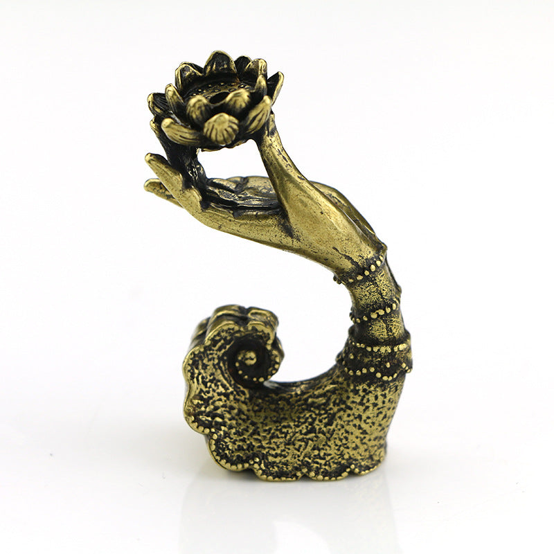 Lotus Hand Incense Stick Holder