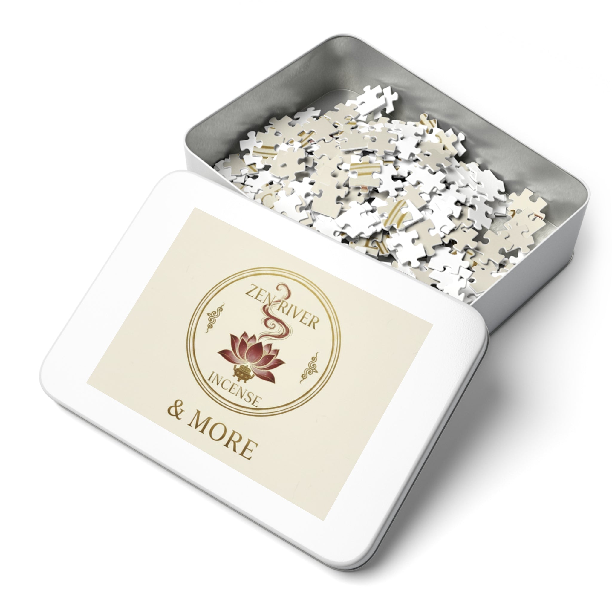 Jigsaw Puzzle with Tin — ZRI Logo