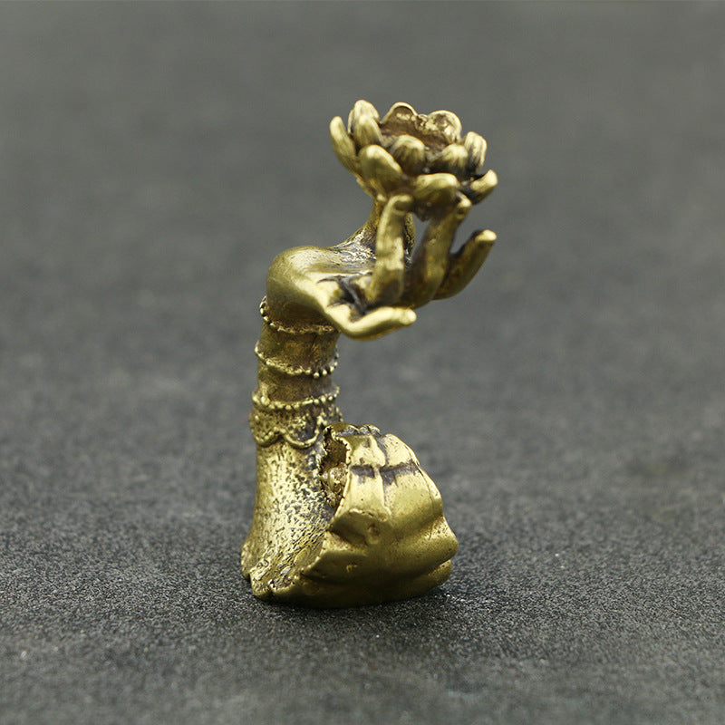Lotus Hand Incense Stick Holder