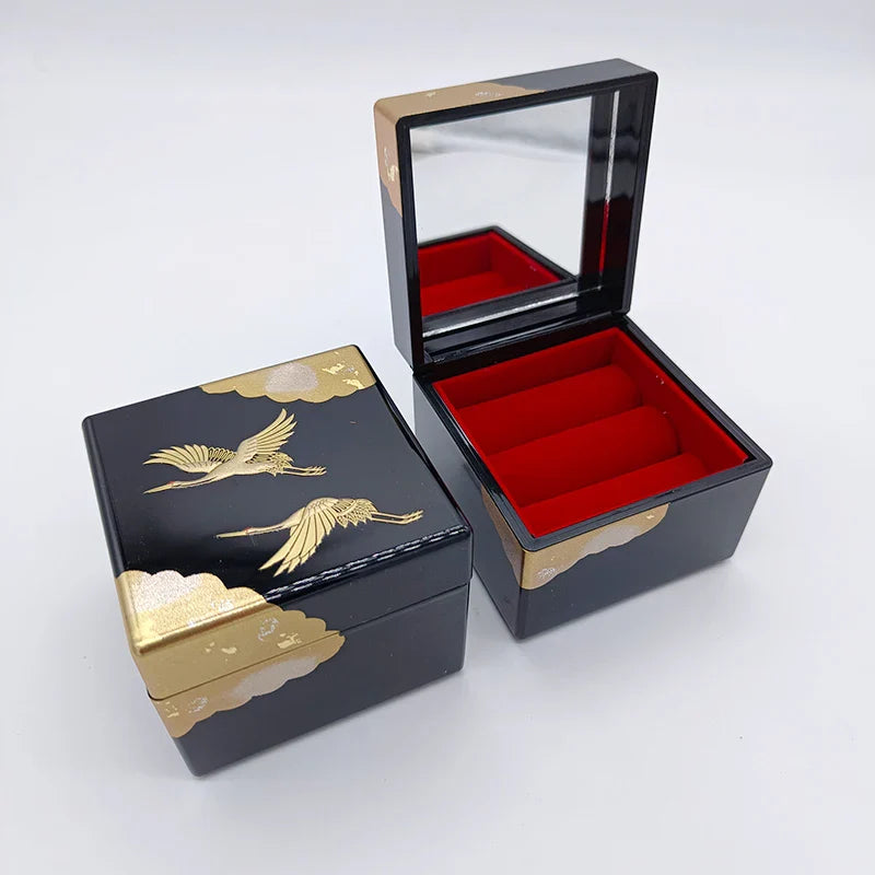 Japanese Yamanaka Lacquerware Jewelry Box – Small Bracelet & Ring Storage