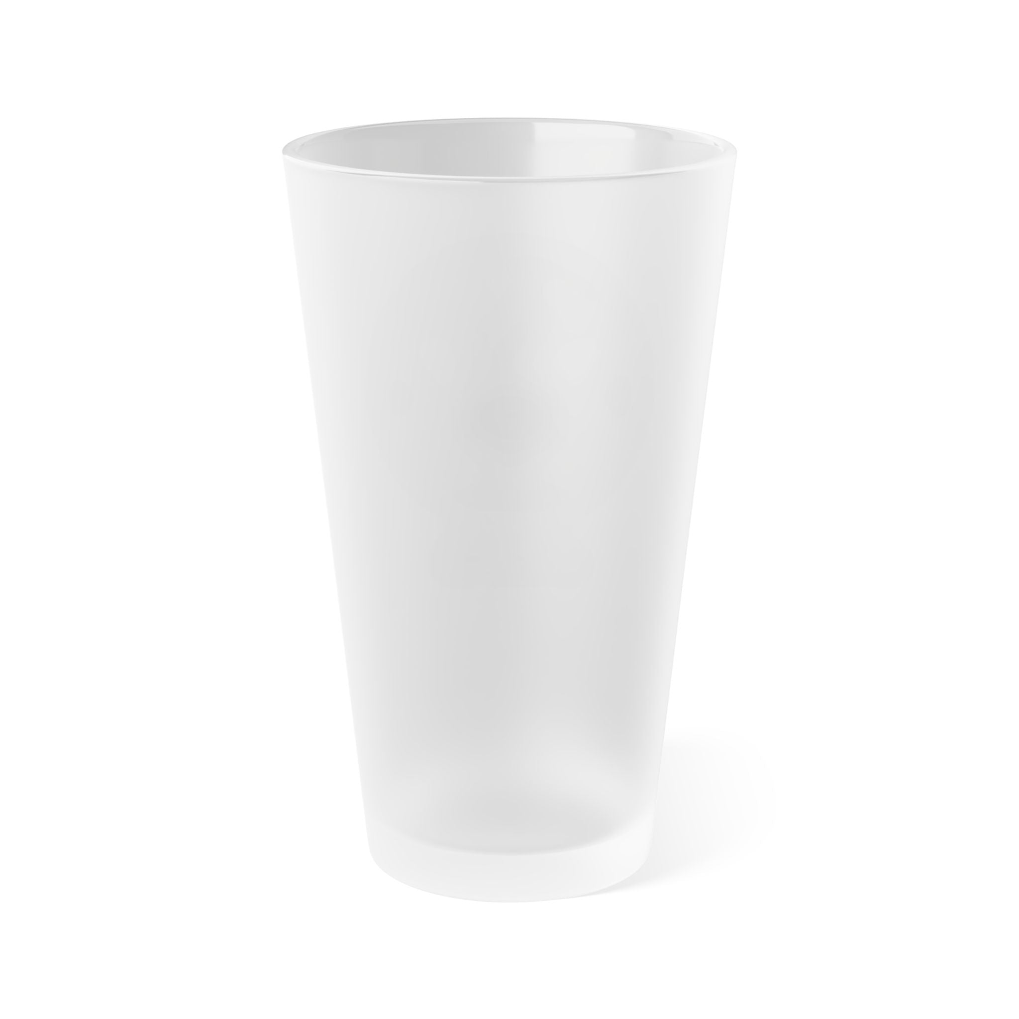Frosted 16oz Pint Glass —ZRI Logo