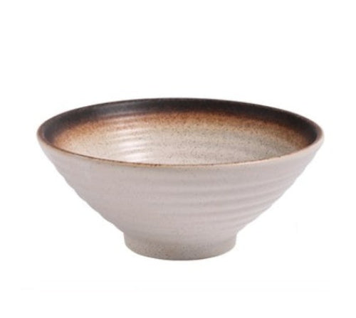 Japanese Ceramic Bowl Household Large Bowl Ramen Bowl Top diameter: 7-9 inches Size: L*H 23.8*9.6cm