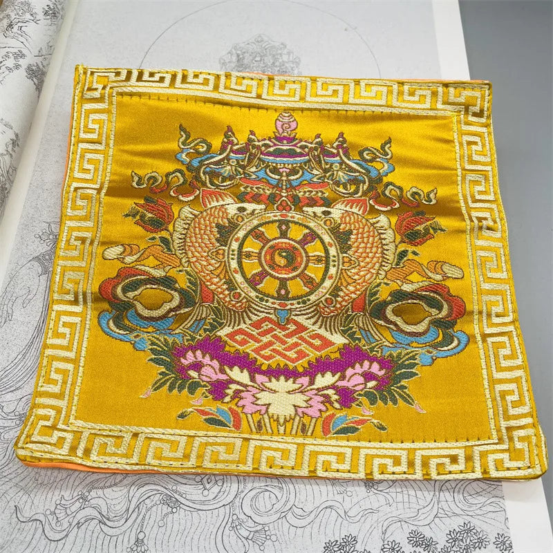 Tibetan-Style Buddha & Vajra Altar Cushion Mats