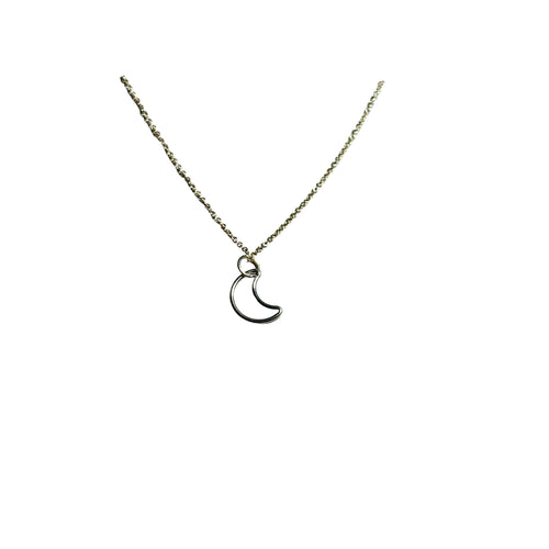 Bertoni Gold-Filled Crescent Moon Necklace – Celestial Healing Jewelry
