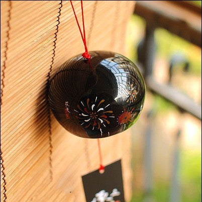 Japanese Cherry Blossom Ceramic Wind Chimes