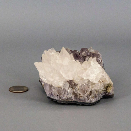 Amethyst Crystal Cluster Dogtooth Calcite Flower Specimen