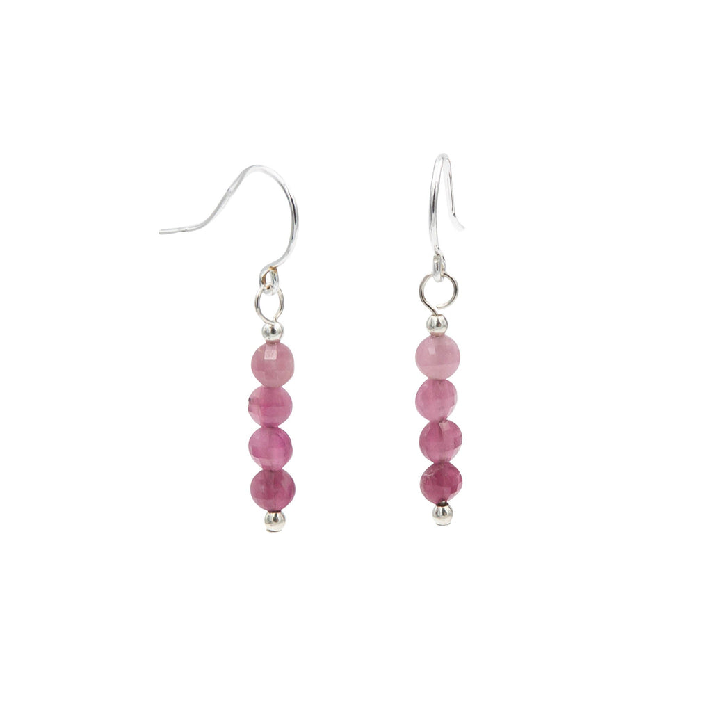Sparkling Pink Tourmaline ~ Necklace & Earrings Set