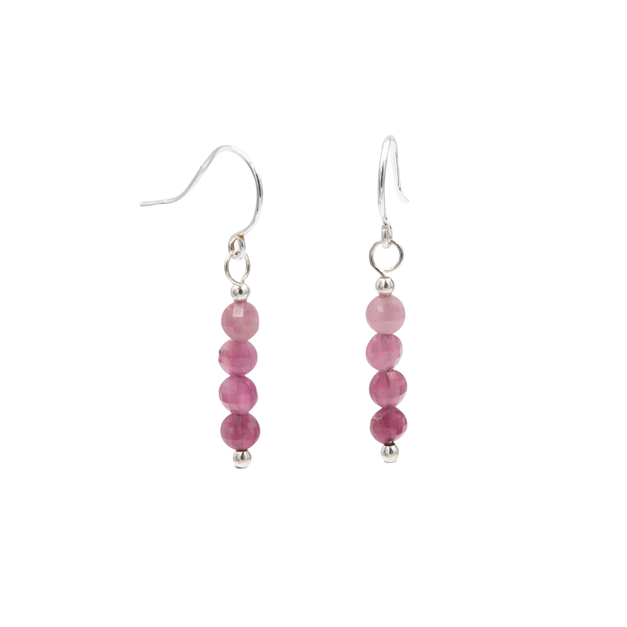 Sparkling Pink Tourmaline ~ Necklace & Earrings Set
