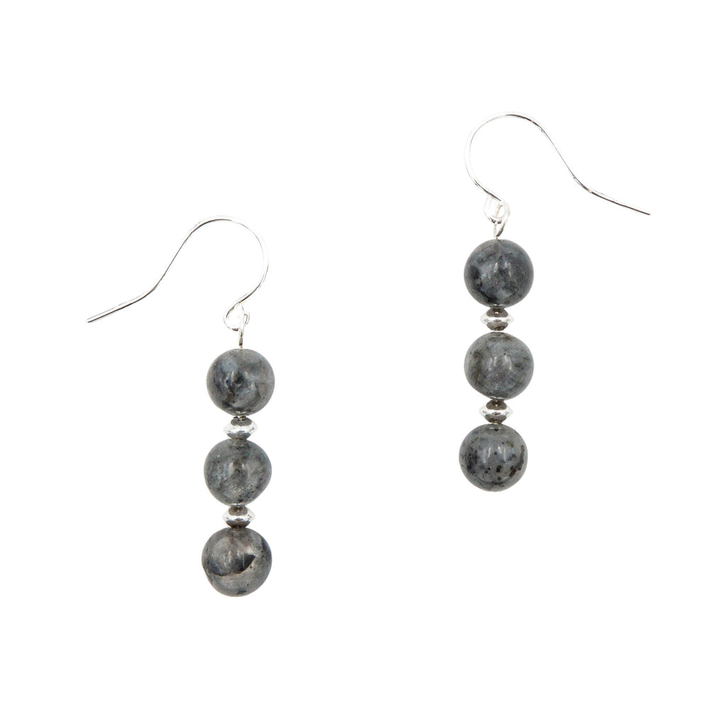 Stacked Black Moonstone