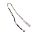Bookmark - Shimmering Iris Purple Czech Glass