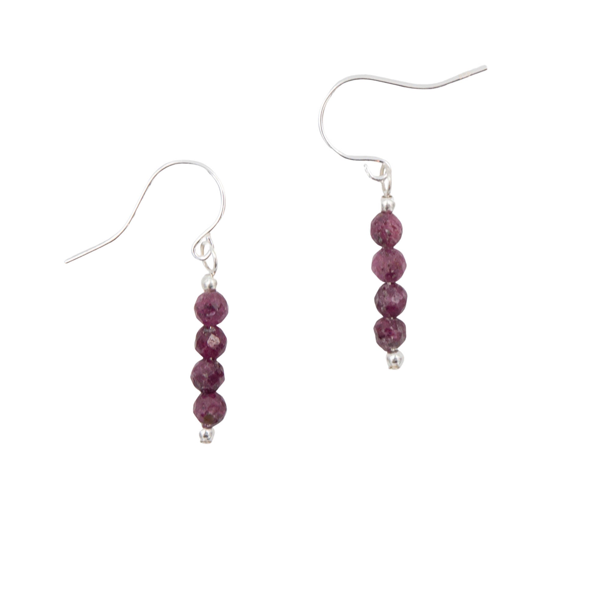 Red Raspberries ~ Ruby Necklace & Earrings Set
