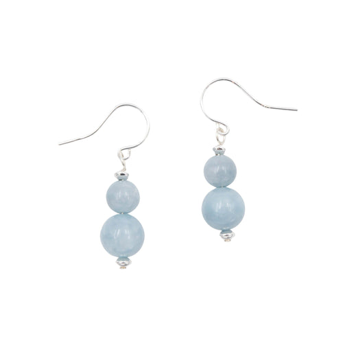Blue Sky Aquamarine ~ Necklace & Earrings Set