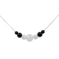 Selenite & Onyx Necklace