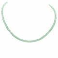 Peridot Necklace - Fire Polished Czech Glass