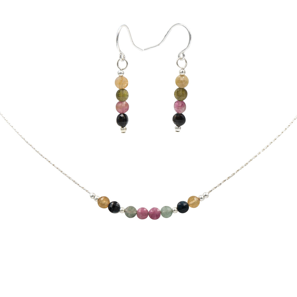 Sparkling Tourmaline ~ Necklace & Earrings Set
