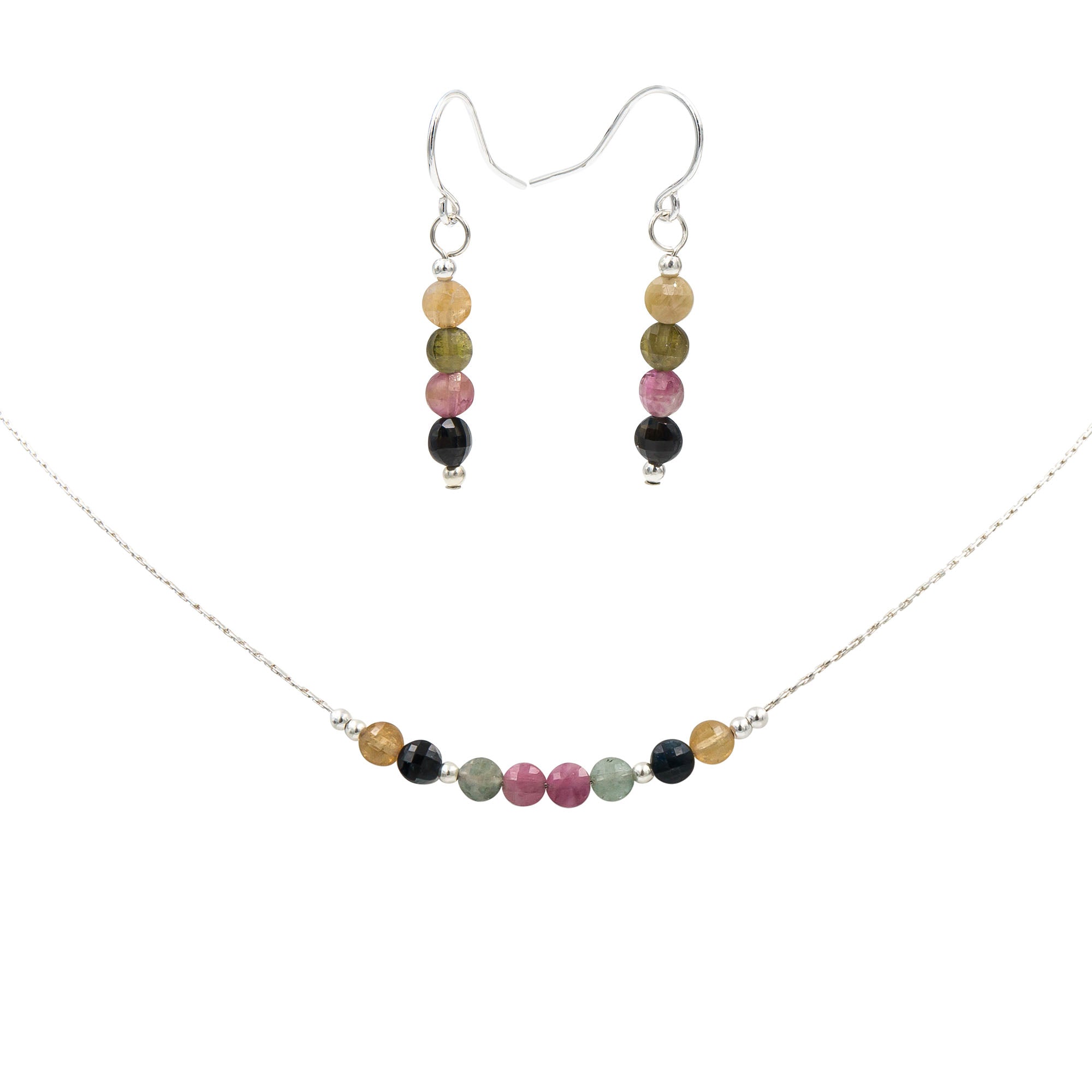 Sparkling Tourmaline ~ Necklace & Earrings Set