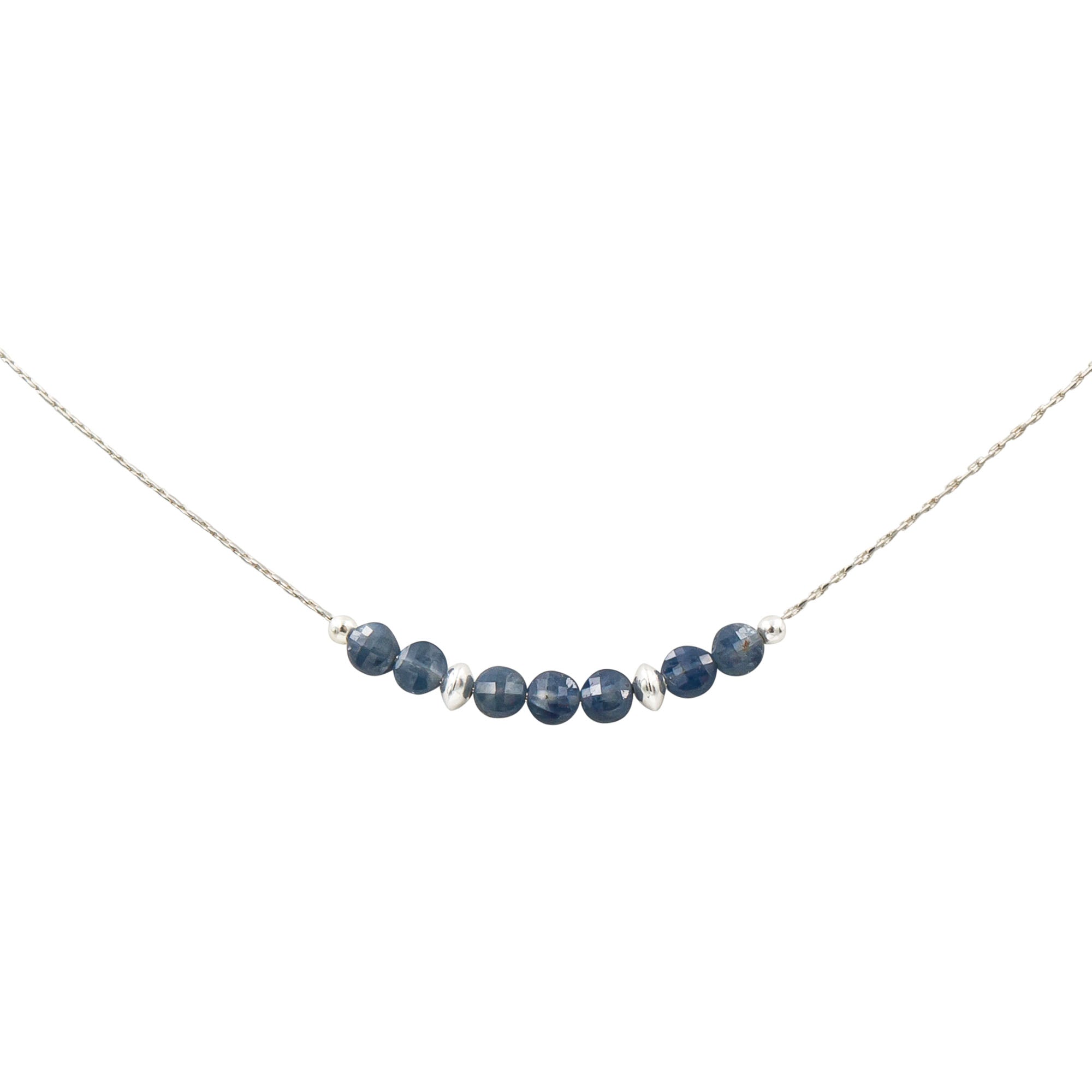 Sparkling Sapphires ~ Necklace & Earrings Set