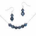 Shimmering Blue Kyanite ~ Necklace & Earrings Set