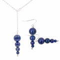Lapis Lazuli Pendulums ~ Necklace & Earrings Set
