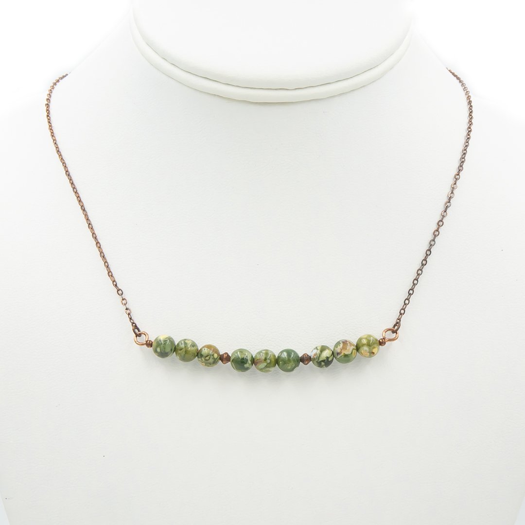 Copper Rainforest Jasper Necklace