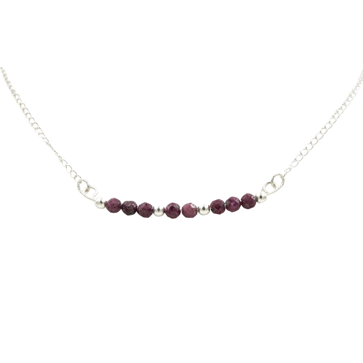 Red Raspberries ~ Ruby Necklace & Earrings Set