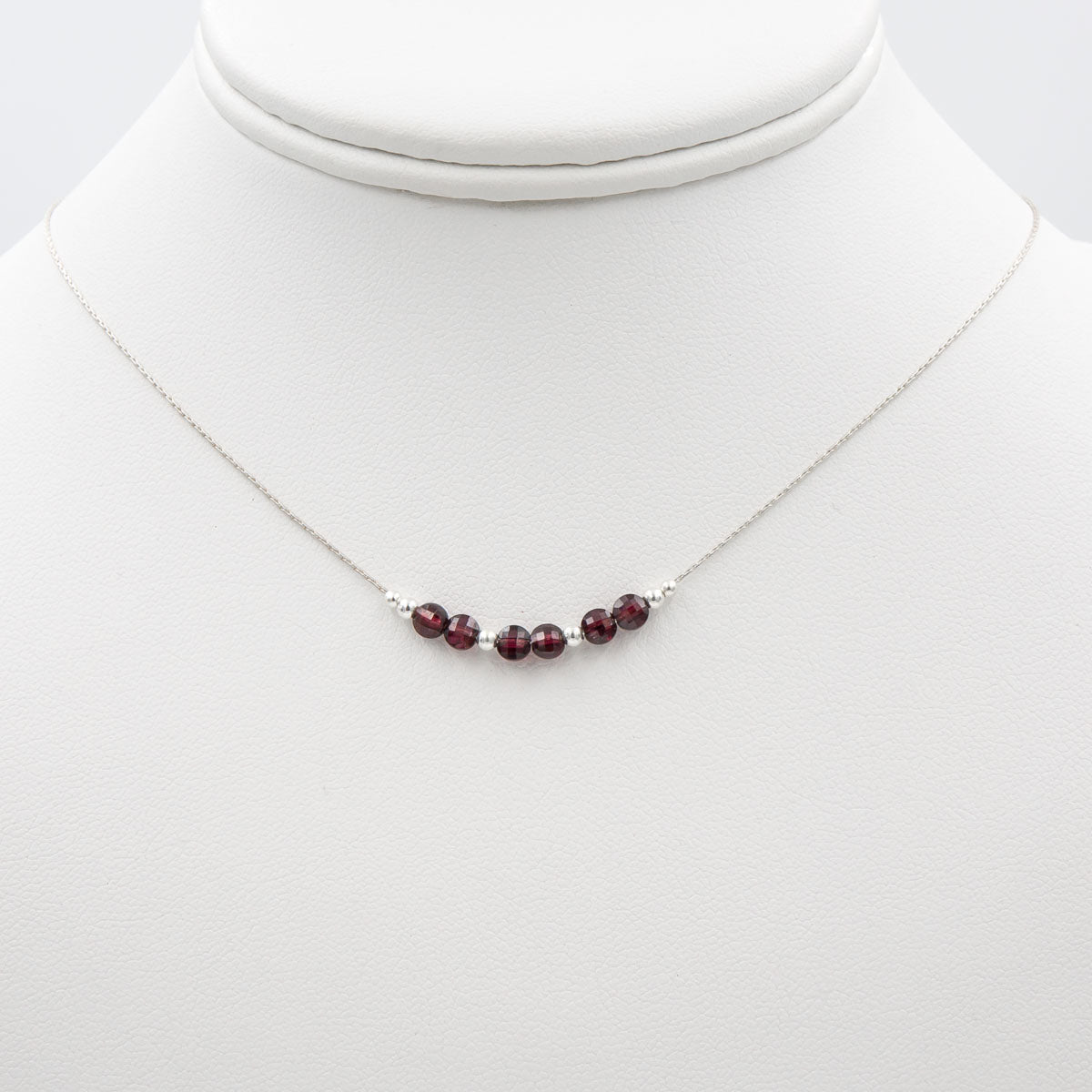 Petite Garnets Necklace