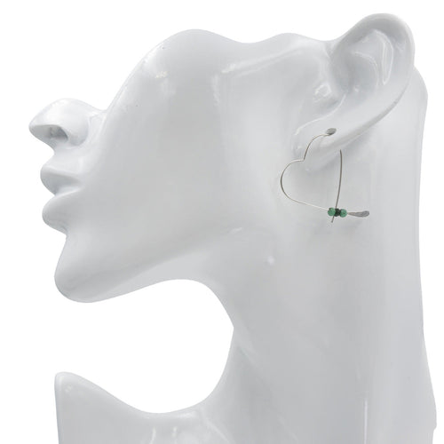 Artistic Emerald Hearts