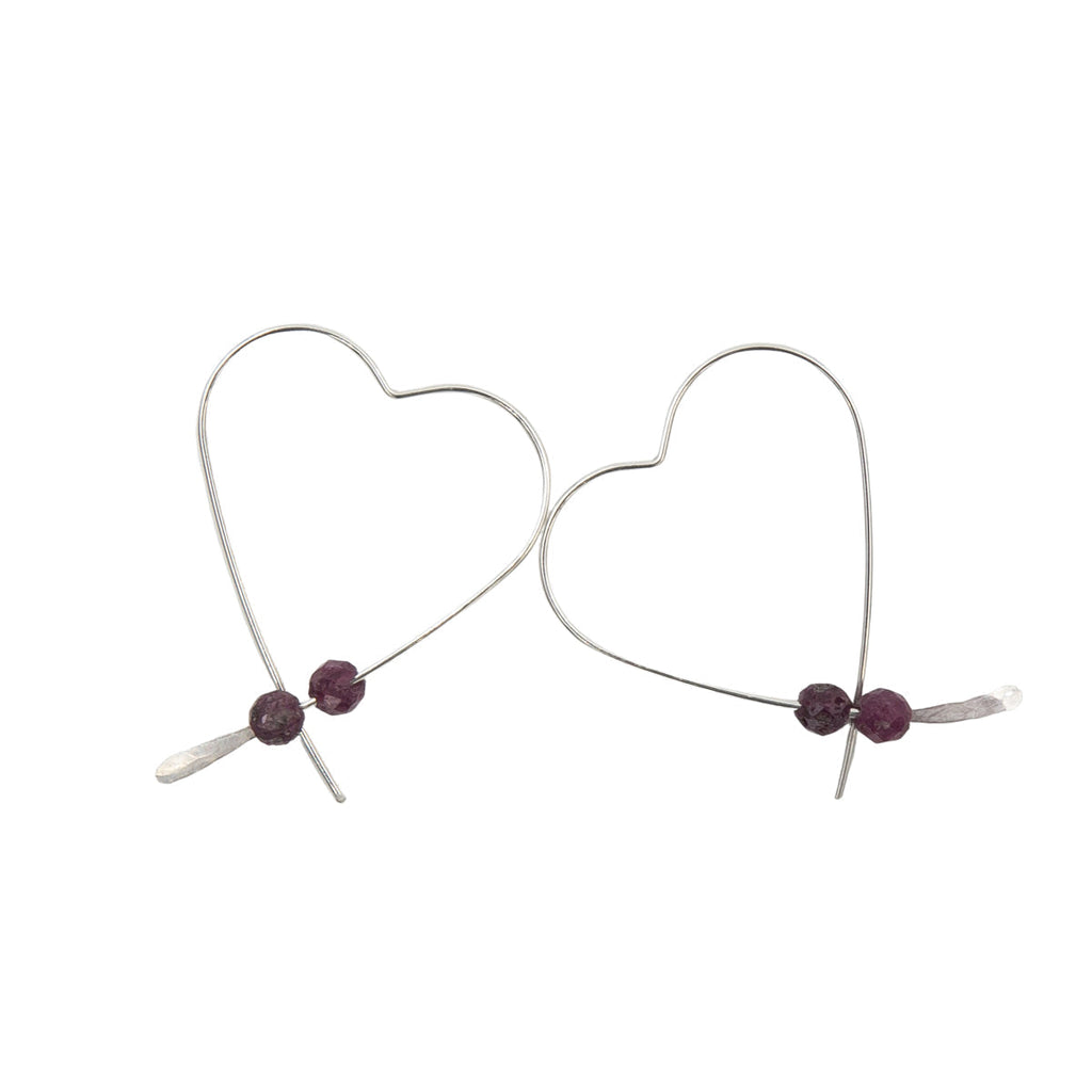 Artistic Ruby Hearts