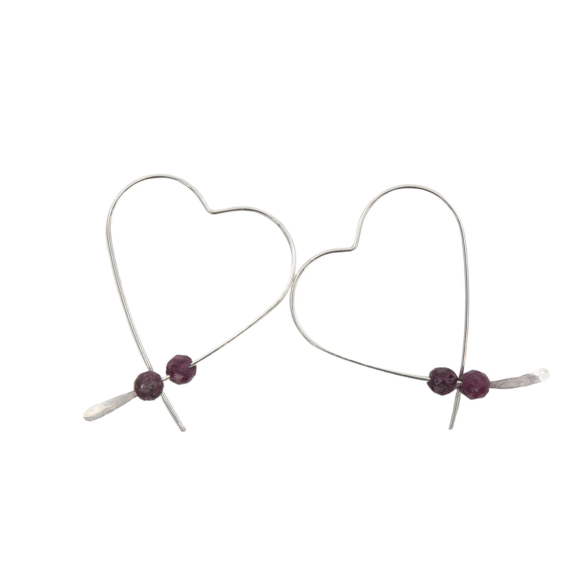 Artistic Ruby Hearts