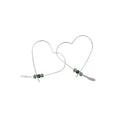 Artistic Emerald Hearts