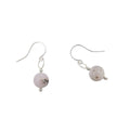 Pink Peruvian Opal Solitaires