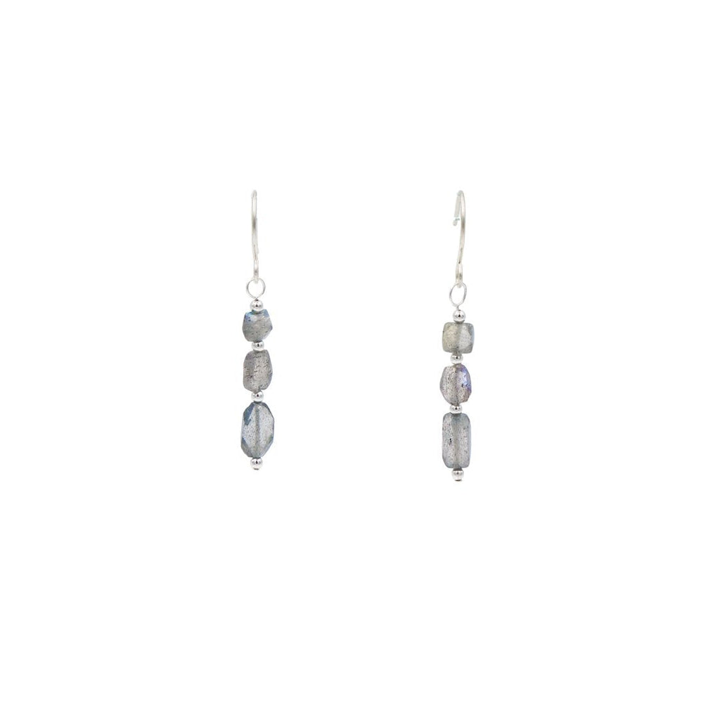 Blue Flashes Labradorite ~ Necklace & Earring Set