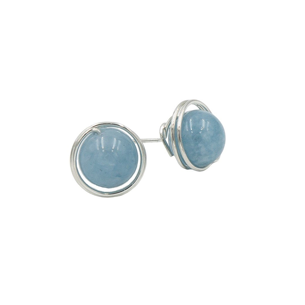 Sterling Silver Aquamarine Nests