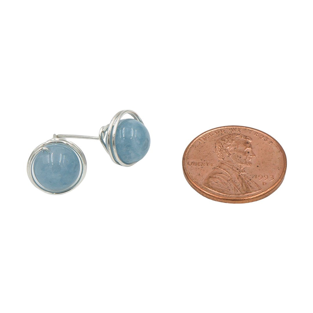 Sterling Silver Aquamarine Nests